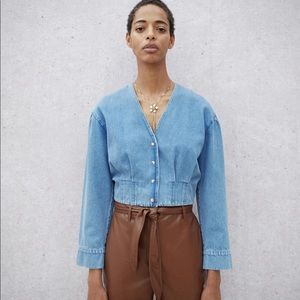 Brand new Nanushka Eliana denim blouse/jacket